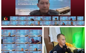 Bawaslu Kabupaten Kotabaru Ikuti Sesi Penutup Bawaslu Mengajar tentang Pembinaan Keterbukaan Informasi Publik