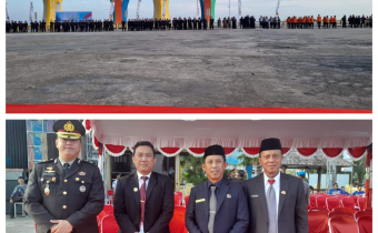 Ketua Bawaslu Kabupaten Kotabaru Hadiri Upacara Peringatan Hari Bhayangkara ke-80