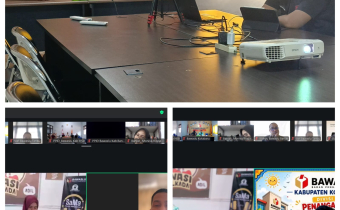 Perkuat Keterbukaan Informasi, Bawaslu Kotabaru Ikuti Pembahasan Monev SAQ dan Video Komitmen