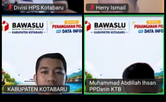 Bawaslu Kotabaru Susun Materi Behind the Scene Bawaslu Mengajar Volume 2