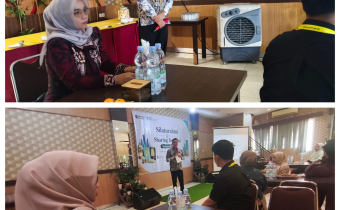 Kepala Sekretariat Bawaslu Kotabaru Hadiri Silaturahmi dan Diskusi Branding Bersama BSI