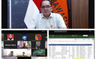 Bawaslu Kotabaru Ikuti Sosialisasi dan Simulasi Pemutakhiran Data Sarana Prasarana