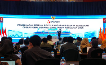 Bawaslu Kotabaru Ikuti Pembahasan Revisi Anggaran Belanja Operasional Pegawai Tahun 2026