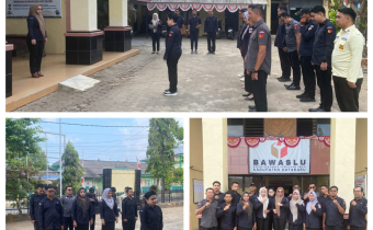 Bawaslu Kotabaru Laksanakan Apel Senin, Tekankan Pentingnya Kedisiplinan