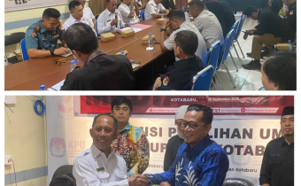 Kawal Data Pemilih, Bawaslu Kotabaru Hadiri Pleno Terbuka PDPB Triwulan III
