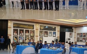 Ketua Bawaslu Kotabaru Hadiri Pelantikan Kepala Desa Terpilih Masa Jabatan 2026–2034
