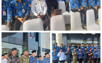 Ketua Bawaslu Kotabaru Hadiri Upacara Hari Kesadaran Nasional Bersama Kepala BKN RI